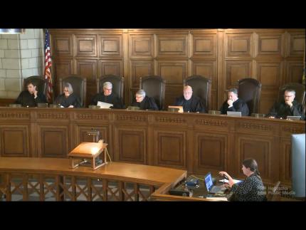 District Judge Michael Smith Sits with Nebraska Supreme Court