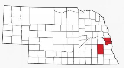nebraska county map