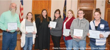 First Graduation for Southeast Nebraska Adult Drug Court in Auburn