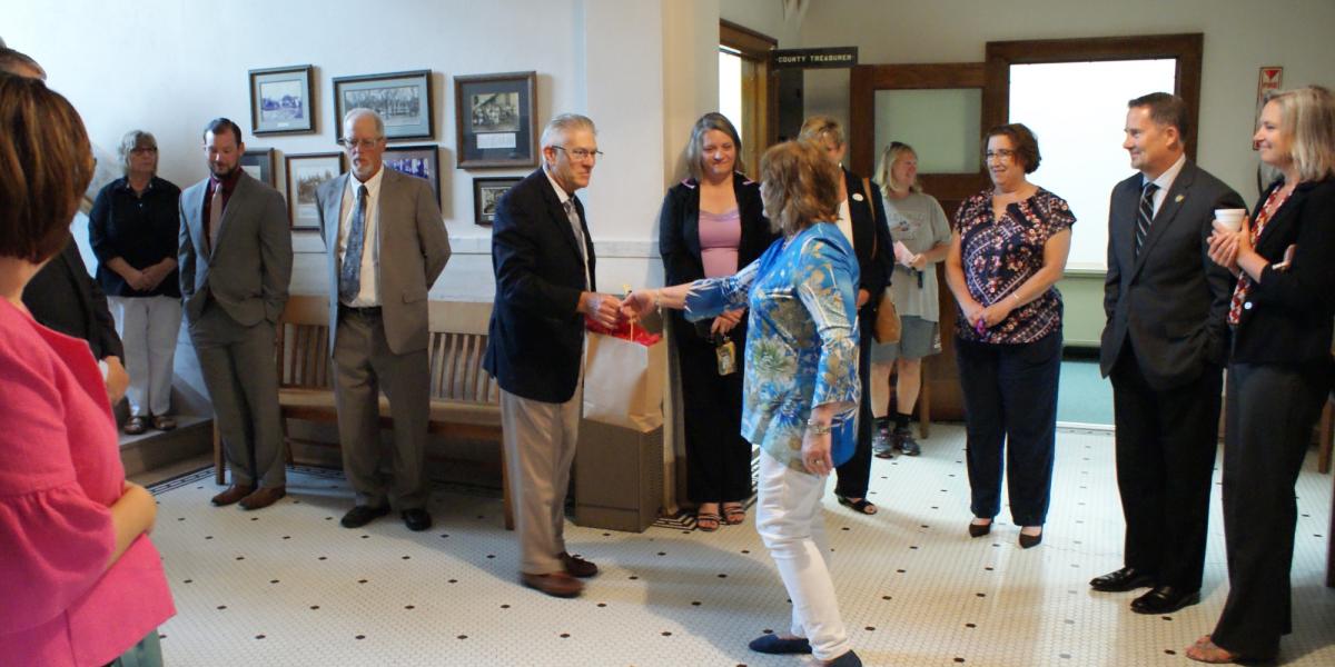 2019 Chief Justice’s Summer Tour: Day Two, Visit One in Loup City