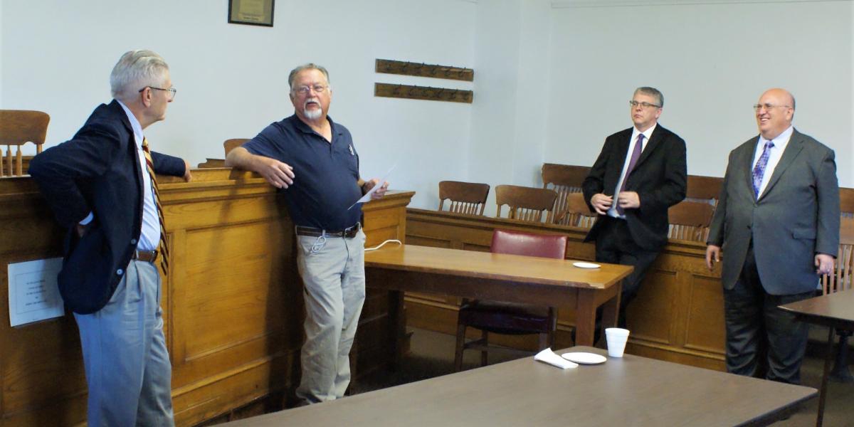 Chief Justice Heavican’s Summer Tour: Day Four, Visit One in Mullen