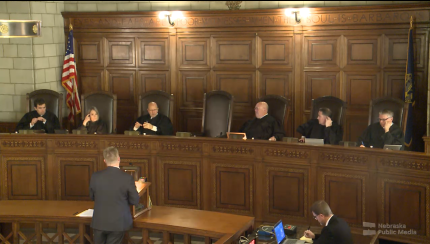 District Judge Michael Piccolo Sits with Nebraska Supreme Court