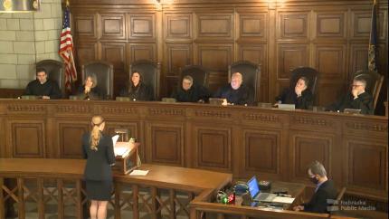 District Judge Julie Smith Sits with Nebraska Supreme Court