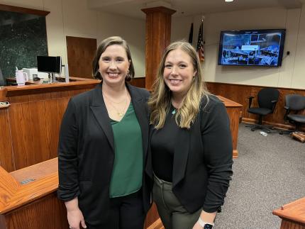 Taileigh Sorensen, Family Problem-Solving Court Coordinator and event coordinator with Safe and Healthy Families Problem-Solving Court Judge Elise White