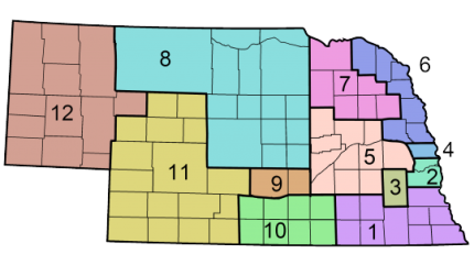 Districts map