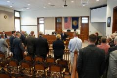 Chief Justice Heavican’s Summer Tour: Day One, Visit One at the Jefferson County Courthouse