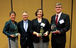 Distinguished Judge Awards Presented to Judges White, Barron and Nelson